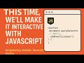JavaScript for Beginners: Make Your Website Interactive! #JavaScriptForBeginners #LearnJavaScript