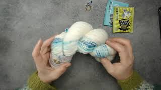 Kvitlammet Fantasia glitter merino box Februar 2023