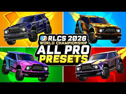 ALL PRO PRESETS from RLCS World Championship 2026! (50+ Car Designs)