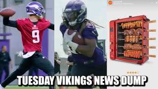 Minnesota Vikings News Dump (5.28.24) | OTAs Resume Today, Aaron Jones #8 RB? Attacked by Amazon