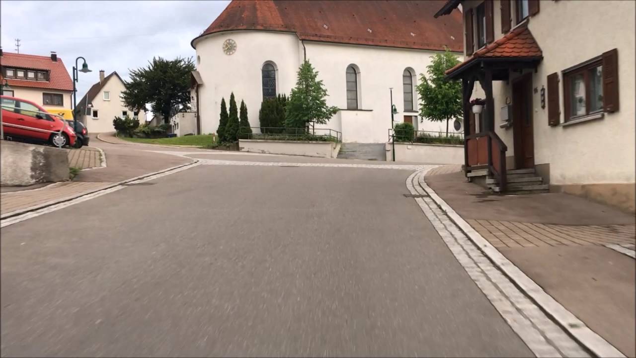 Strittige Umleitung B32 in Burladingen Killer Starzeln 2016 Schildbürgerstreich