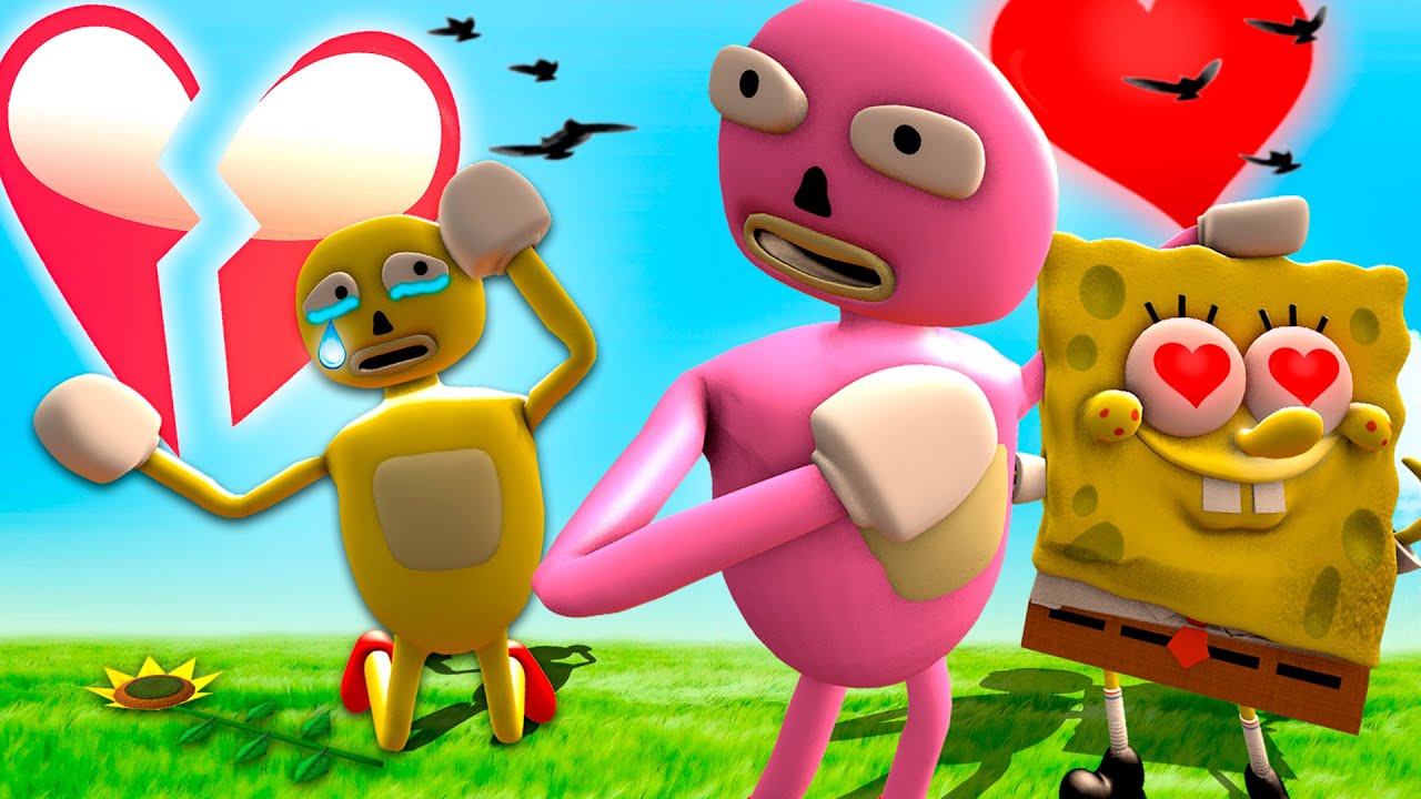 SUPER SANIC ⚡ bad DATE! Pink Cheating on SUPER SANIC with SPONGEBOB.EXE 👻 In Garry`s mod!