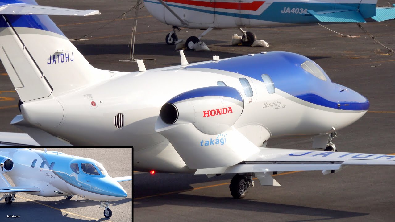 HondaJet Elite Takeoff & Landing