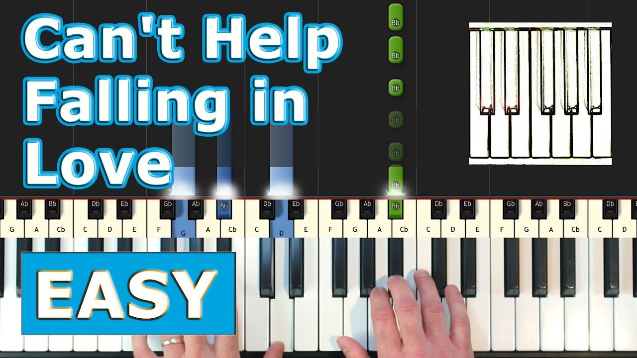 Can't Help Falling In Love - Piano Tutorial EASY - Elvis ...