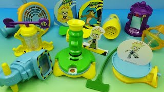2011 JOHNNY TEST set of 8 McDONALD'S HAPPY MEAL COLLECTIBLES VIDEO REVIEW (Europe)