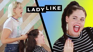 Devin Learns How To Braid Hair For The First Time • Ladylike