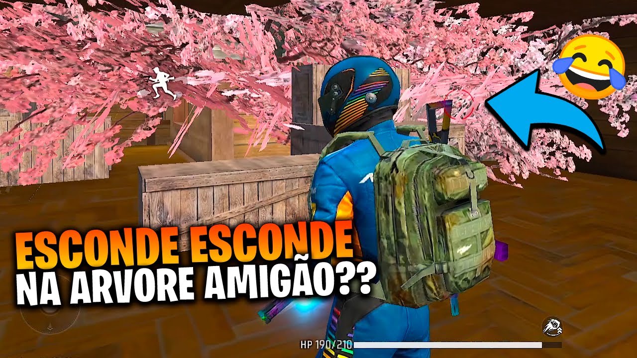 ESCONDE ESCONDE - TENTOU SE ESCONDER NA ARVORE ACHANDO QUE EU NÃO ACHARIA KKK #freefire #ff