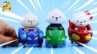 泡泡レンジャーVSバイキン汚れた人形を洗おう　おままごとトイバス（ToyBus) キッズ おもちゃアニメ