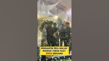 ketika prajurit TNI ngerjain pengantin pria ‼️ #pengantinviral #tni #lucu #ngakak #sekecewaitu