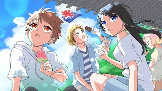 【アニメ】ある日の4人の夏休み【漫画動画】