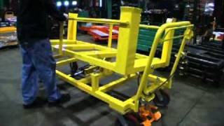 Industrial Side Tilt Cart by Topper Industrial, 30 Degrees Tilt, Material Handling Equipment