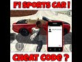Indian Bike Driving 3d | Formula 1 🏎️Car Cheat Code | New Sportcar Cheat Code | new Cheat Code🔥