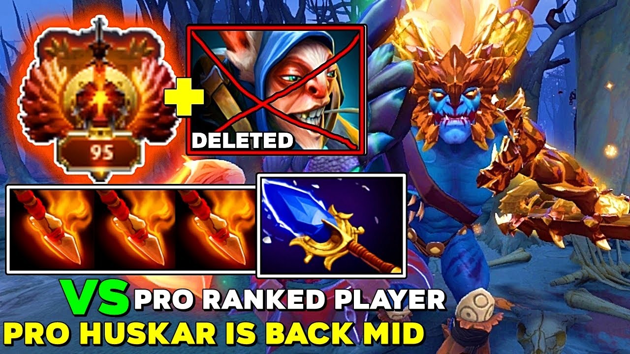 Pro Ranked PRO HUSKAR IS BACK MID vs PRO RANKED PLAYER - CRAZY TEAM INSANE LATE ...