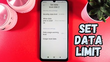 How to Set a Mobile Data Usage Limit on Xiaomi Redmi 13C