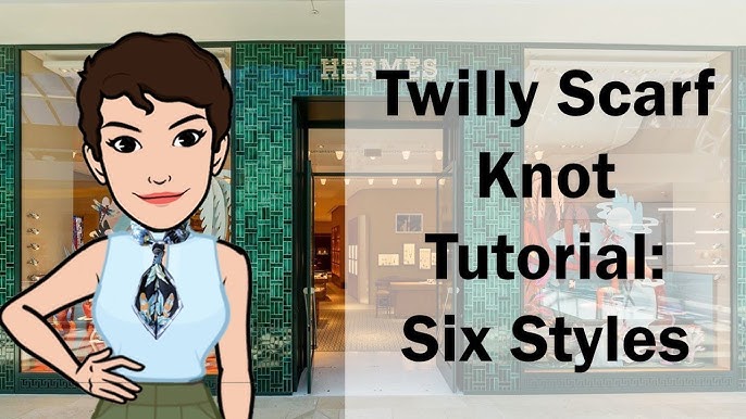 D.I.Y Tutorial Sewing Twilly For Beginner / Newbie, Twilly for Old Handle LV  Bags,Bandana,Neck scarf 
