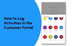 How to Log Activities in the Customer Portal