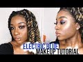 Easy Electric Blue Makeup Tutorial ft. Jaclyn Hill Palette