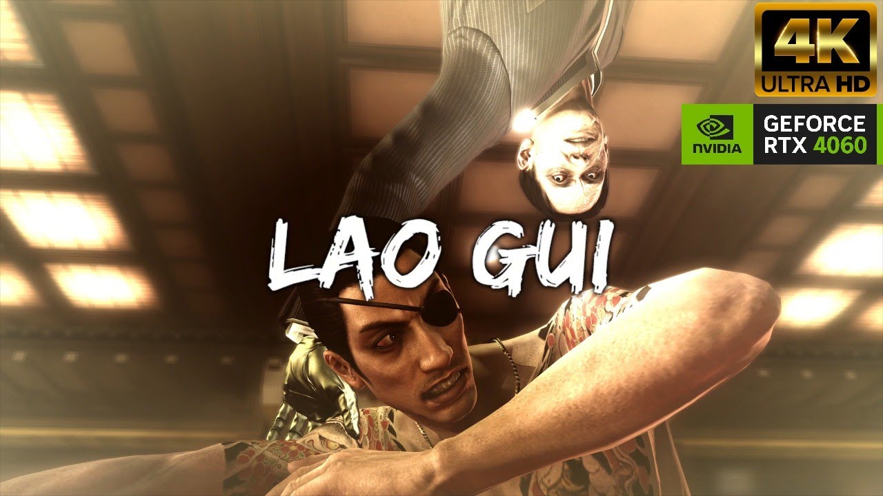 Yakuza 0 - Lao Gui Boss Fight [4K60FPS PC] - YouTube