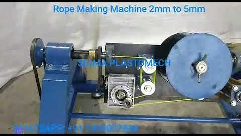 Rope Making Machine 2mm to 5mm Low Cost