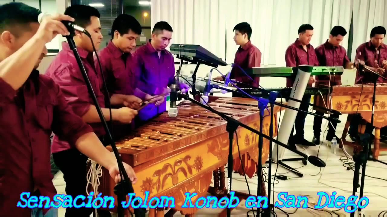 Marimba Sensación Jolom Konob en San Diego 2018 YouTube