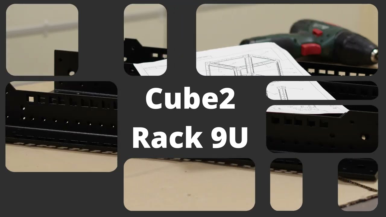 オーダー品 黒【UVカットネジ式9連・スタンド2個】 Стойка-кронштейн Cube2 19