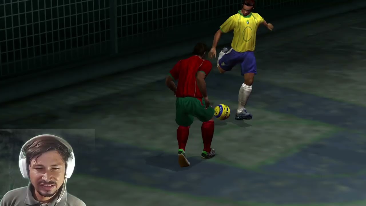 Jogando Fifa Street 2 de Psp de Boas