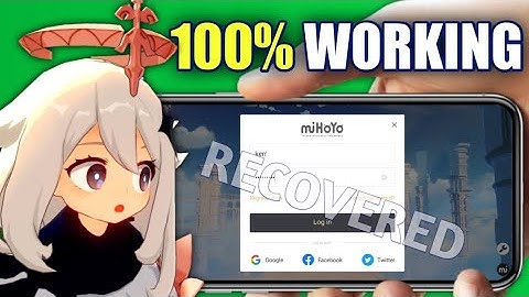 How to Recover Genshin Impact Account (2025)