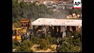 West Bank - Palestinian homes demolished