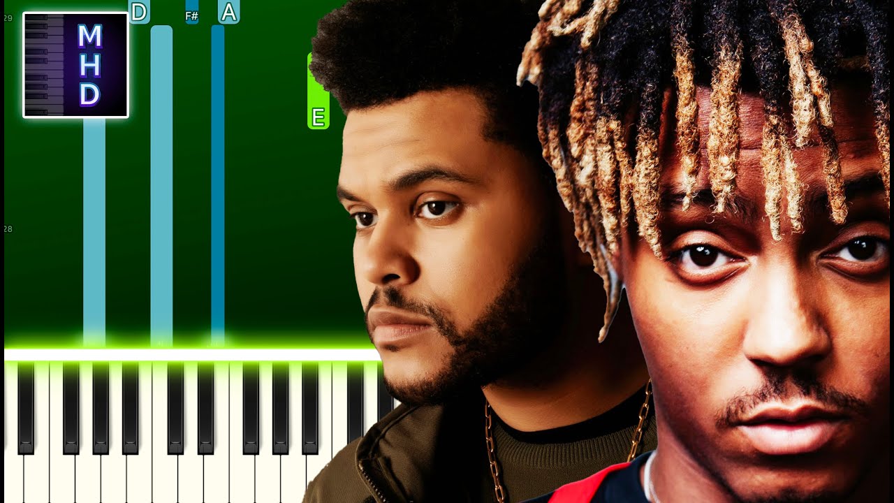 Juice WRLD & The Weeknd Smile (Piano Tutorial Easy) YouTube