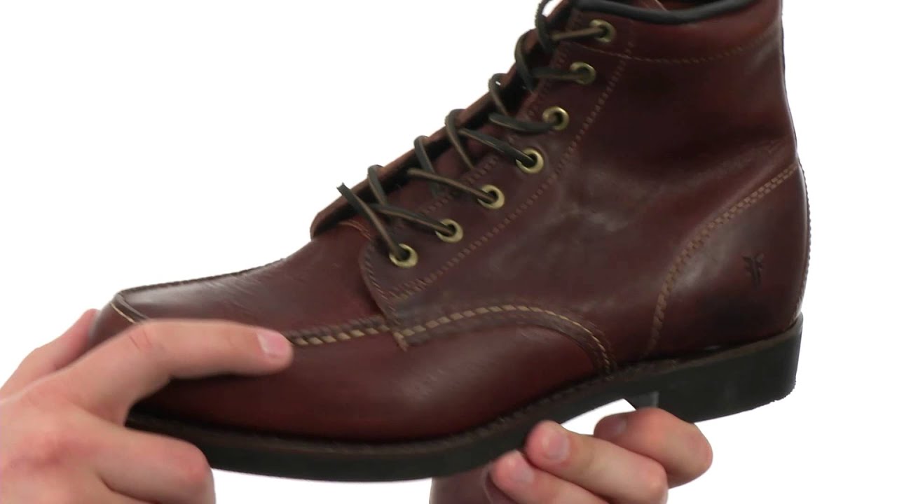 Frye Arkansas Moc Toe SKU:8345047 - YouTube