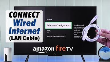 Amazon Fire TV: How to Connect Wired Internet [Ethernet Cable /LAN]