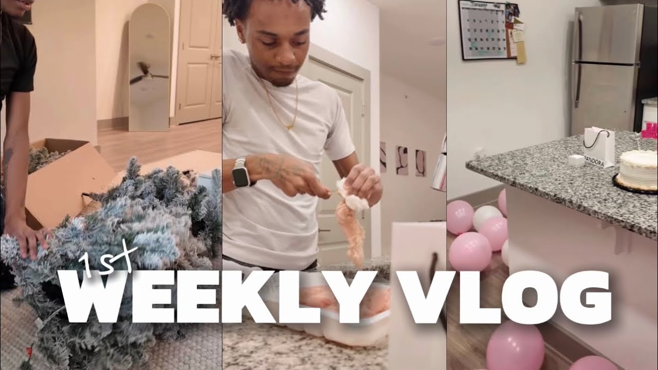 Еженедельный видеоблог | Празднование дня рождения 🎉 + демонтаж рождественских украшений + пригот...