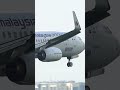 MALAYSIA AIRLINES B737-800 landing at Ho Chi Minh City Airport #shorts #plane #landing #b737 #flight