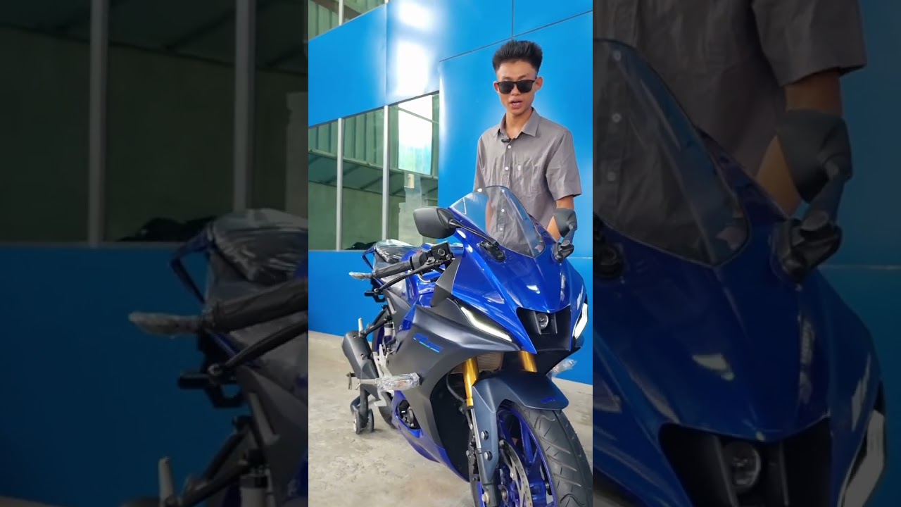 Model-2022, YAMAHA R15.V4 ဘီးရှယ်လေးတစ်စီး ထပ်ရောက်ထားတယ်ဗျာ အမျိုးတို့....