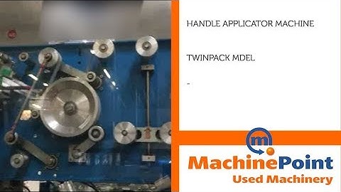 TWINPACK MDEL Used HANDLE APPLICATOR machines MachinePoint