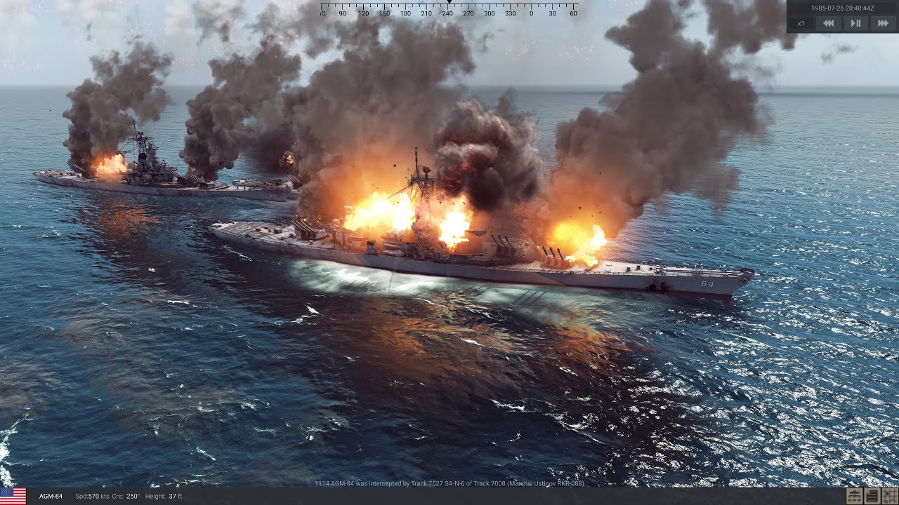 Sea Power~ USS Chicago Hunter Becomes the Hunted vs Lethal Russian ASW Group