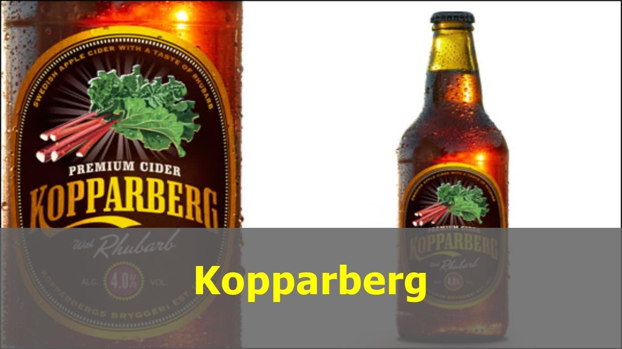 Kopparberg is launching a new RHUBARB flavoured cider YouTube