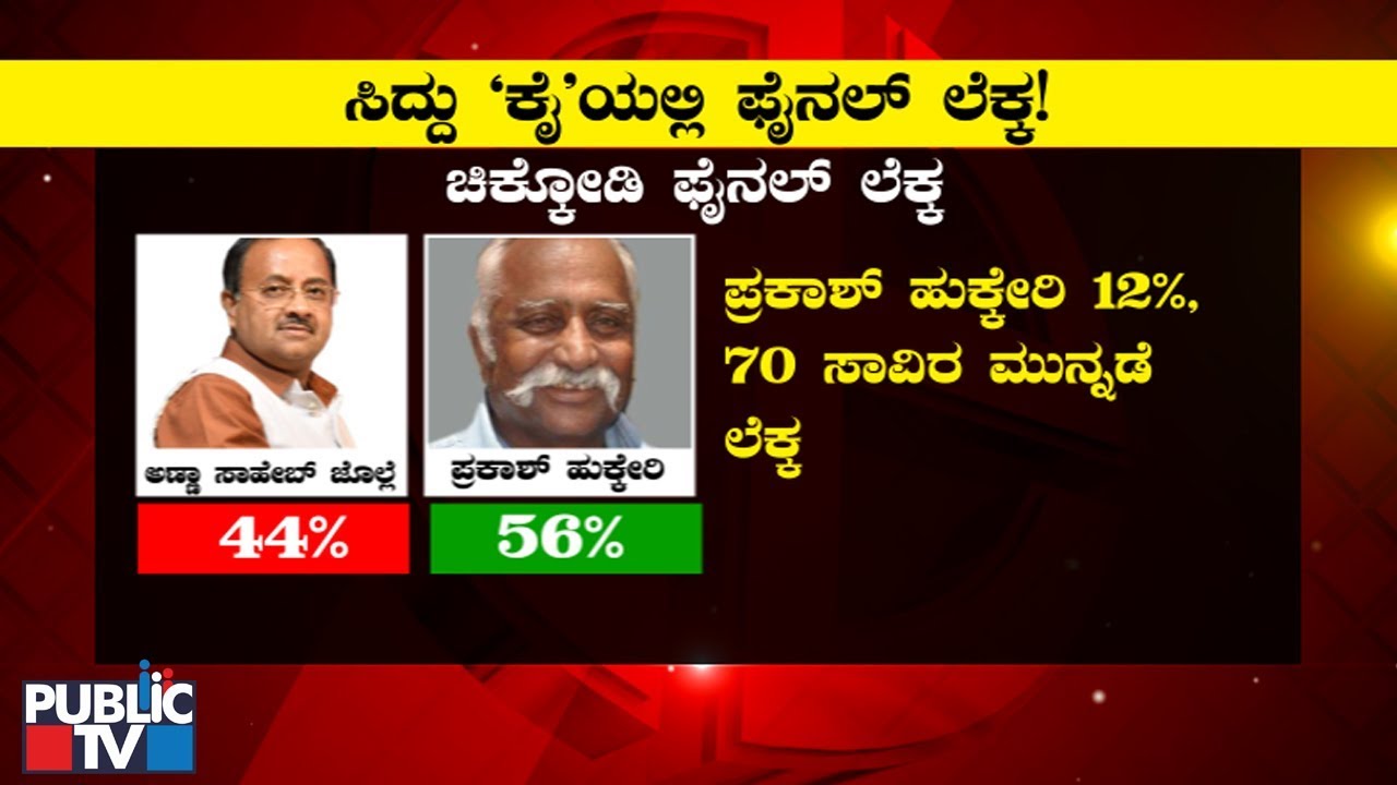 Chikkodi Ground Report Prakash Hukkeri Vs Anna Saheb Jolle Lok