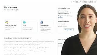 LiveChat Integrations - WhatsApp Business