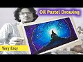 Oil pastel drawing  guru purnima  easy stepbystep  rp7 art academy