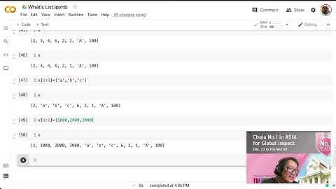 Modify a List Using List Slicing