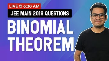Binomial Theorem for JEE Mains 2020 | Past Year Questions with Tricks and Strategies | MathonGo