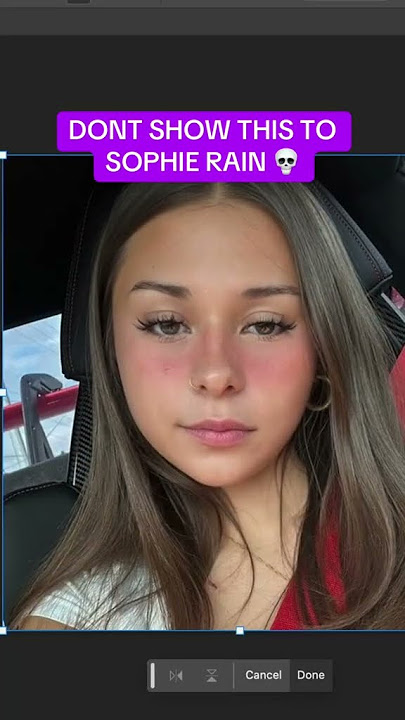🩷 SOPHIE RAIN HATES MY FILTER #dankmemes