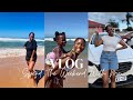 Weekend vlog  my sister comes home  small ceremony  braai and beach day with the family