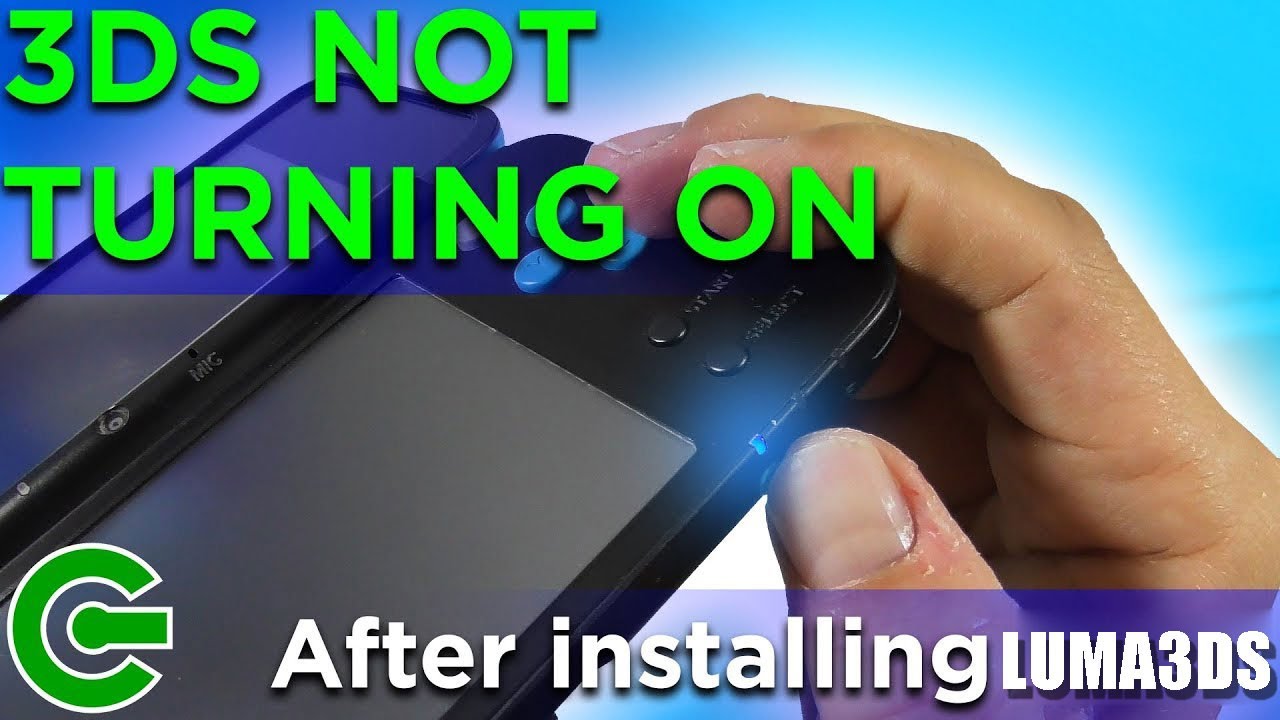 Fixing Nintendo 3ds Not Turning On After Installing Cfw Youtube