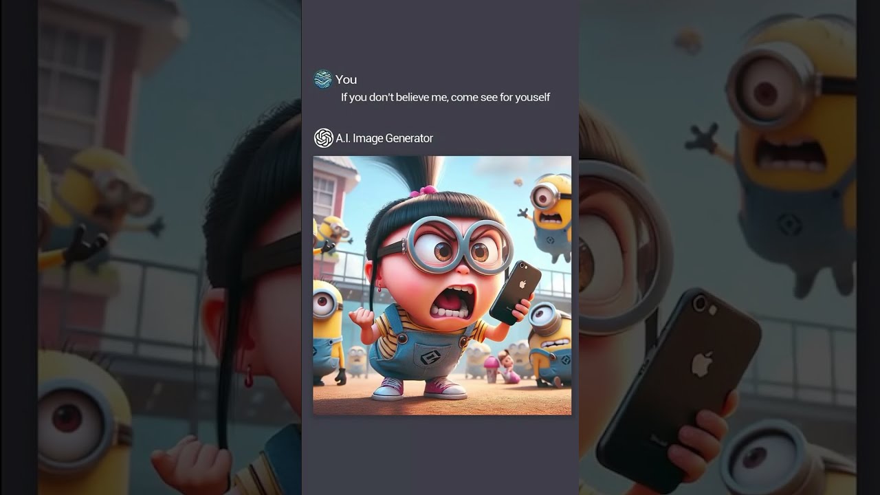 Why Aren T You At School Discable Gru Agnes Credit To Not Realy Ai