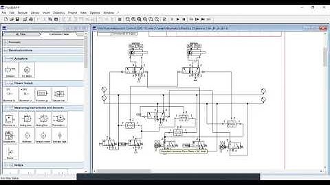 Elevation system in FluidSIM