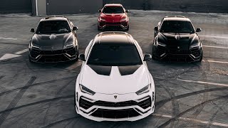 4 Widebody Lamborghini Urus's!!! Plus RSQ8 & SVJ!