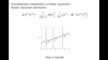 Linear Regression - Probabilistic view of Linear regression (part 2)