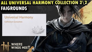 All Universal Harmony Collection in Fairgrounds | Sentient Beings Where Winds Meet